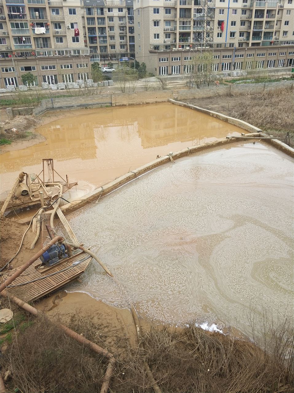 铁东沉淀池淤泥清理-厂区废水池淤泥清淤