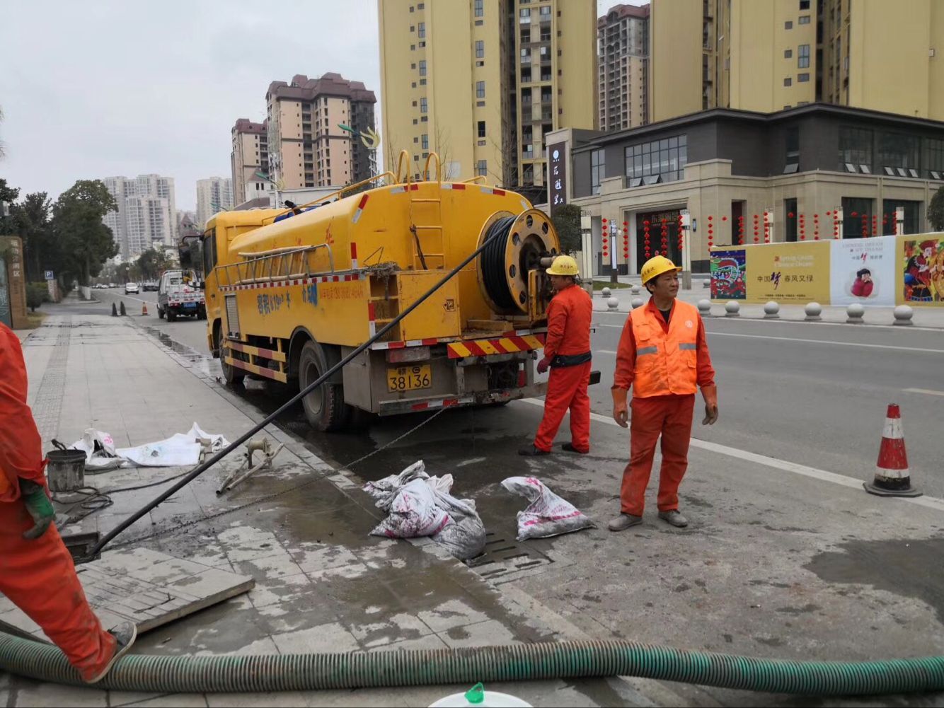 铁东排污管道清淤-管道清洗